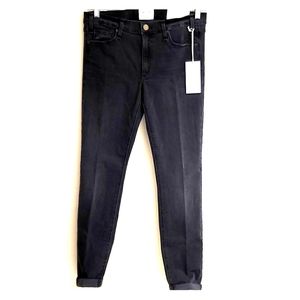 McGuire Pirelli ankle roll skinny black jeans